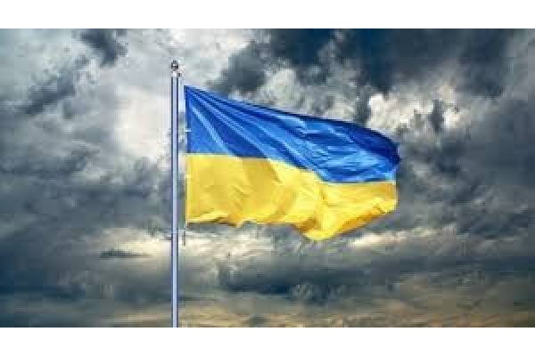 pomoc dla Ukrainy - flaga