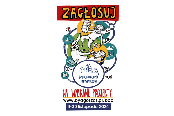 zagłosuj na wybrany projekt Bydgoskiego Budżetu Obywatelskiego