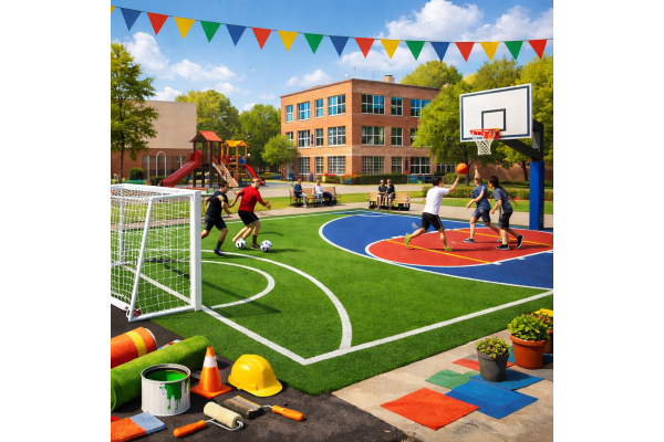 boisko szkolne - przyznano środki na renowację