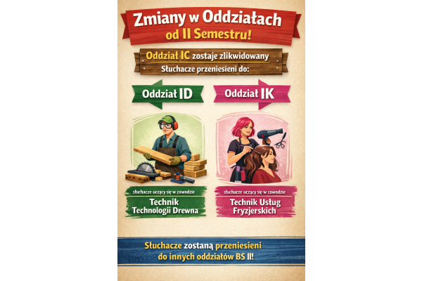 zmiany w klasach bs2